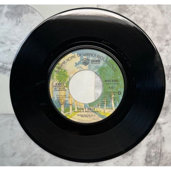 Exile Kiss You All Over / Dont Do It 45 Vinyl 70s Country Rock - Picture 6 of 6